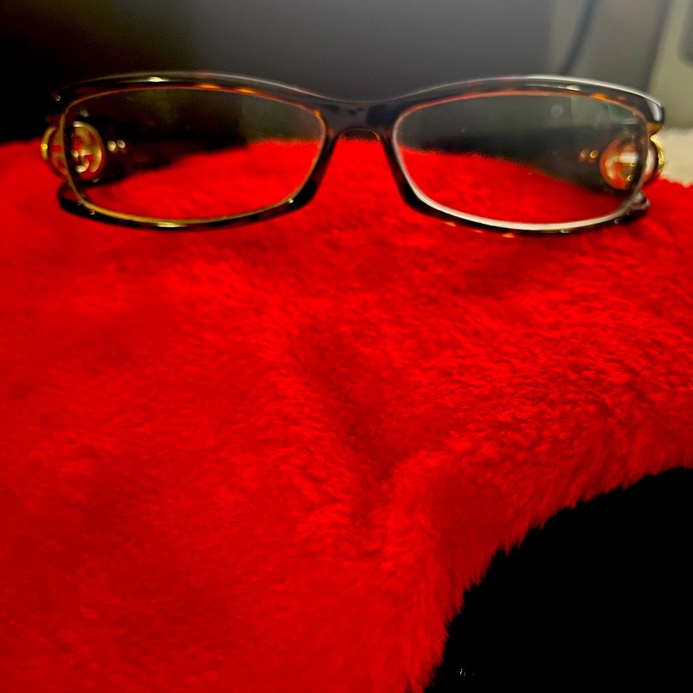 Authentic brown Gucci reading glasses